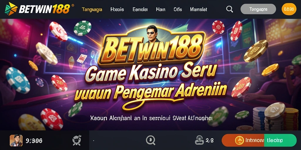 Tampilan gameplay seru di aplikasi kasino BETWIN188.
