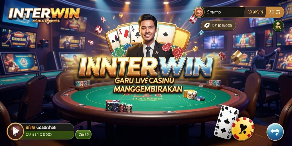 Screenshot gameplay INTERWIN yang menampilkan keseluruhan suasana Live Casino.