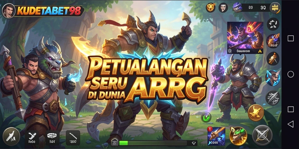 Tampilan menarik dari gameplay ARPG KUDETABET98 yang menjanjikan.