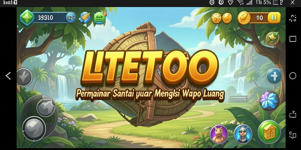 Screenshot LITETOTO menampilkan gameplay yang seru dan santai.