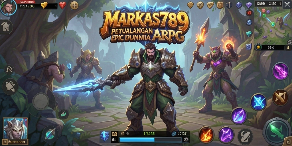 Tampilan gameplay menakjubkan dari MARKAS789 di dunia ARPG.