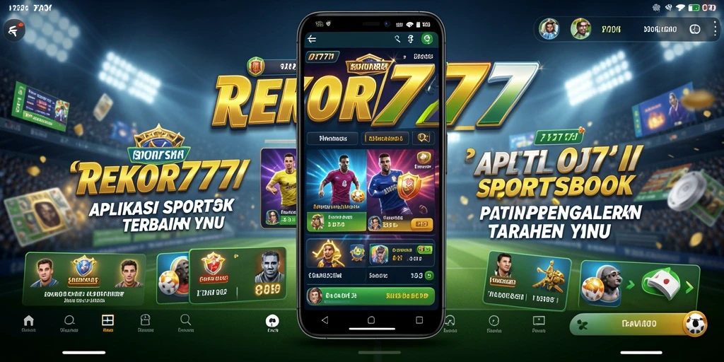 Tampilan screenshot game Sportsbook REKOR777 yang menarik dan informatif.