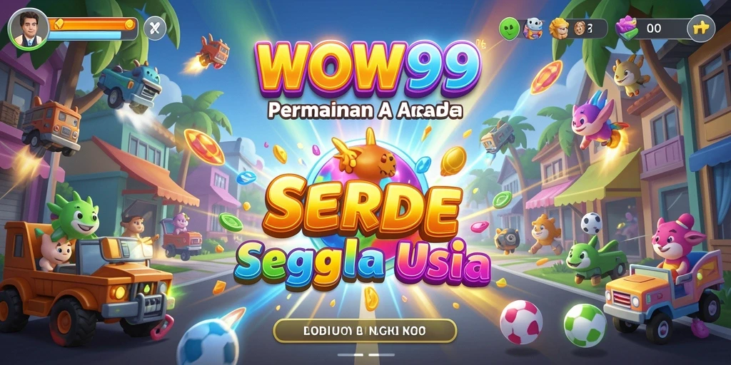 Gambaran gameplay seru di WOW99 dengan tantangan Arcade.
